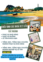 CHIÊU SINH THƯỜNG XUYÊN CÁC LỚP SƠ CẤP VỀ DU LỊCH